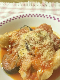 最後まで美味♪なすと鶏肉のトマト煮込み☆-レシピのメイン写真