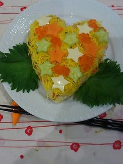 七夕星に願いちらし寿司-レシピのメイン写真