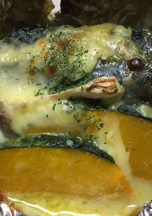 鯖のバジル味噌ちゃんちゃん焼き-レシピのメイン写真