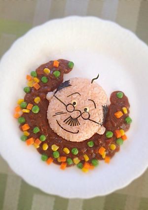 キャラカレー★波平さん♪-レシピのメイン写真