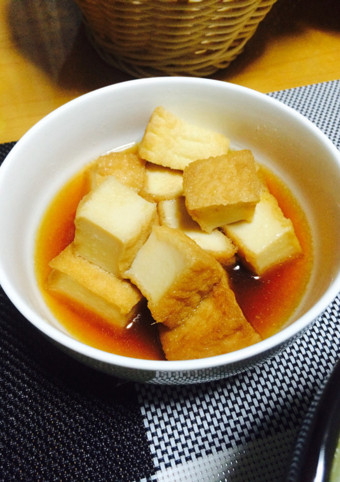 厚揚げの甘辛煮♡-レシピのメイン写真