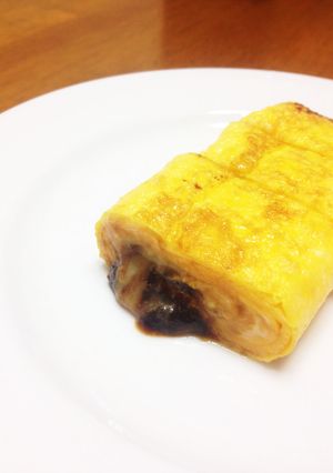 海苔の佃煮&チーズin玉子焼-レシピのメイン写真