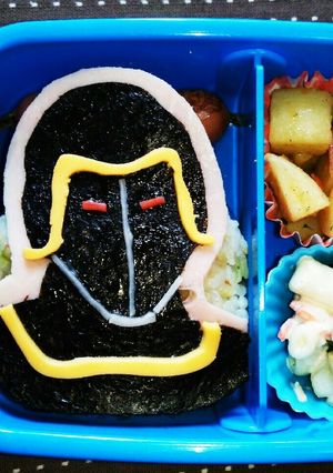 キャラ弁 ウォーズマン キン肉マンより-レシピのメイン写真