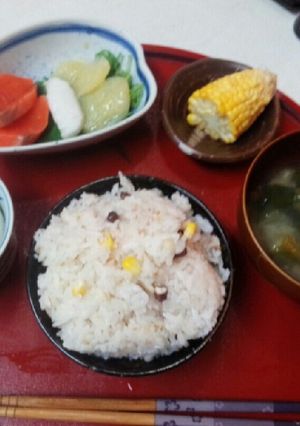 血管プラークダイエット357（コーン飯）-レシピのメイン写真