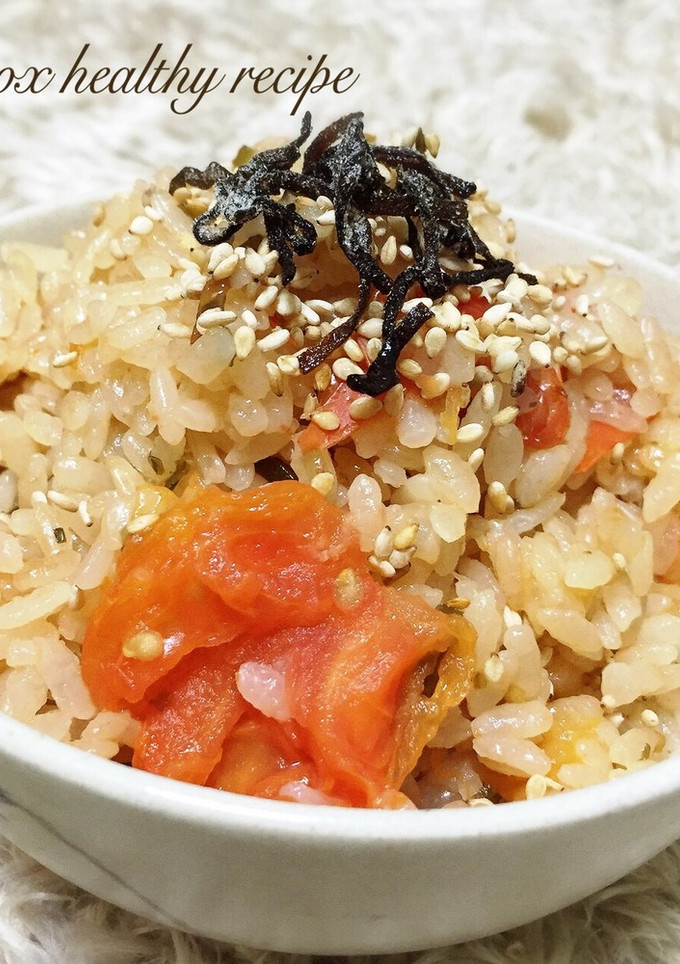 まるごとトマトの炊き込みご飯-レシピのメイン写真
