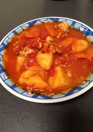 鶏肉トマト煮-レシピのメイン写真