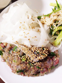 アジのなめろう(味薄め)-レシピのメイン写真