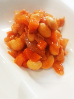 簡単!大豆のトマト煮-レシピのメイン写真