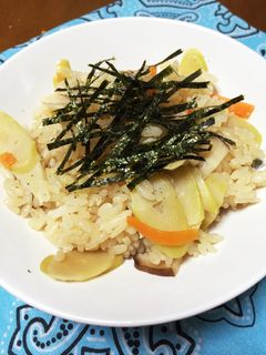 ウチの たけのこ(細竹)混ぜ御飯だよ ♡-レシピのメイン写真