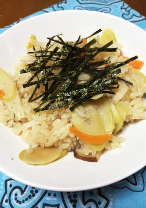 ウチの たけのこ(細竹)混ぜ御飯だよ ♡-レシピのメイン写真