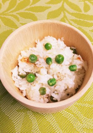 バター香る♪ グリーンピースごはん-レシピのメイン写真