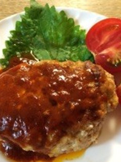 時短!お豆腐、ひき肉、味噌でハンバーグ♪-レシピのメイン写真
