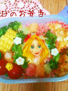 キャラ弁 オブラートでラプンツェル-レシピのメイン写真