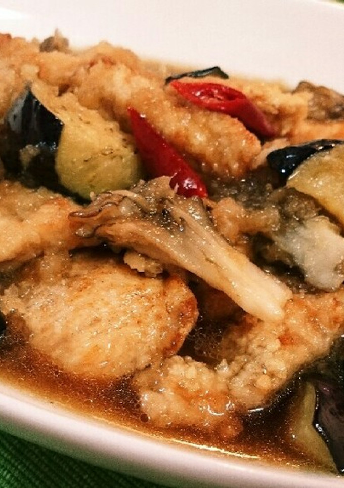 ⭐素揚げ野菜と鶏肉のみぞれ煮⭐-レシピのメイン写真