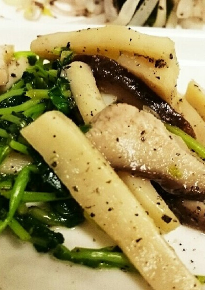 豆苗とエリンギのさっぱり和え-レシピのメイン写真