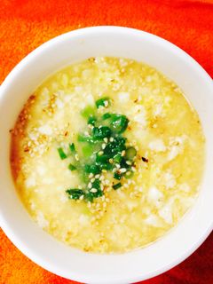 豆腐と卵のピリ辛中華スープ-レシピのメイン写真