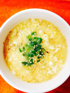 豆腐と卵のピリ辛中華スープ-レシピのメイン写真