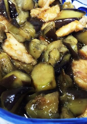 茄子と鶏肉のたれ漬け-レシピのメイン写真
