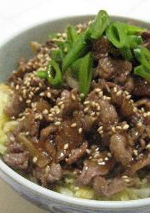 キャベツも美味しい焼肉丼♪-レシピのメイン写真