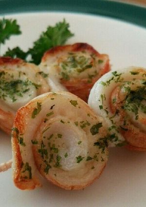お弁当に♪竹輪の小さいくるくる巻き-レシピのメイン写真