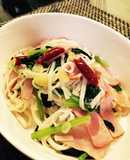 ★糖質制限★おから麺でペペロンチーノ♪