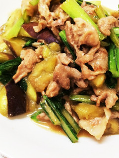 調味料二つだけ!?なすと豚肉の味噌炒め-レシピのメイン写真
