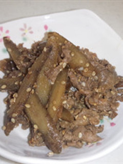 牛肉とゴボウのしぐれ煮-レシピのメイン写真