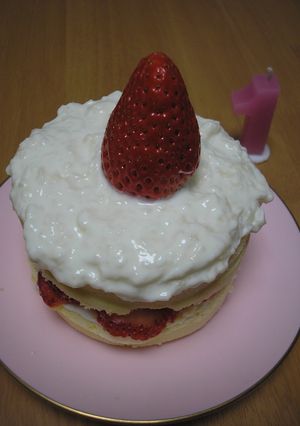 １歳のHAPPYバースデーケーキ-レシピのメイン写真