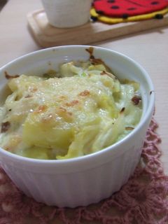 キャベツのやさしいグラタン-レシピのメイン写真