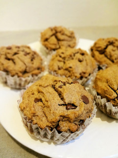 はったい粉とチョコチップのマフィン-レシピのメイン写真