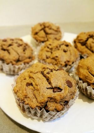 はったい粉とチョコチップのマフィン-レシピのメイン写真