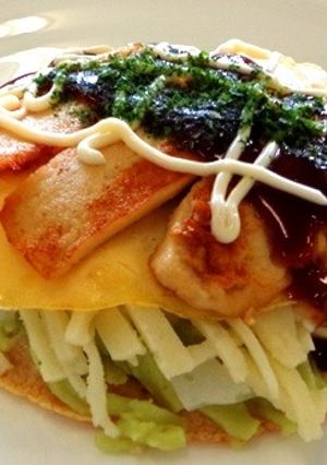 介護食　広島風お好み焼き-レシピのメイン写真