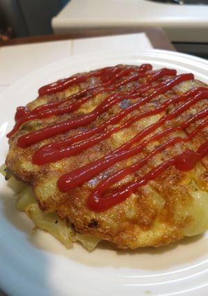 残り野菜で作るスパニッシュオムレツ-レシピのメイン写真