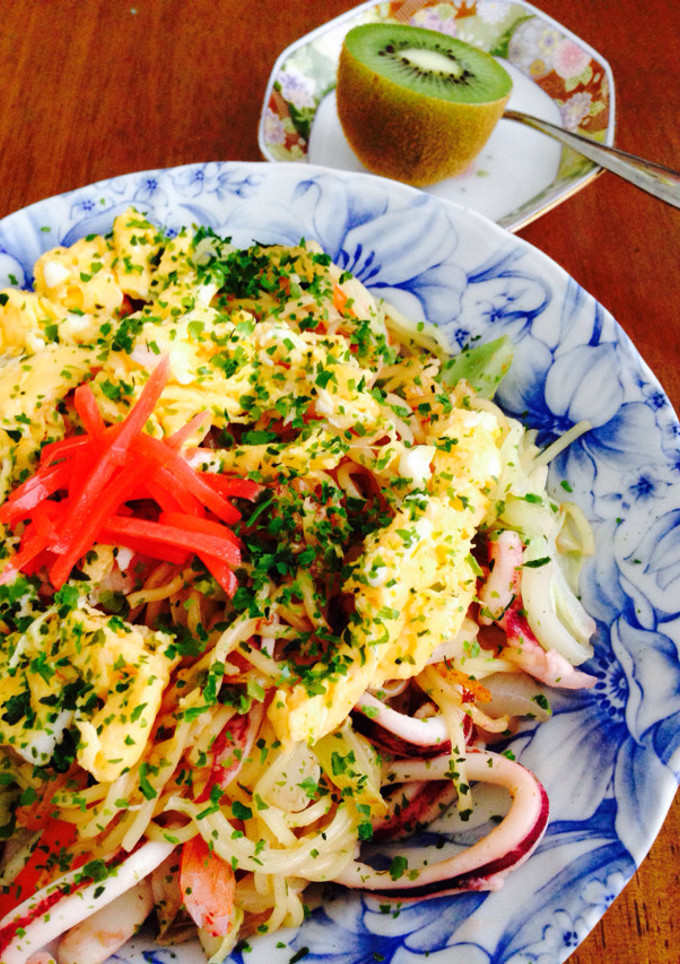 海鮮塩焼きそば-レシピのメイン写真