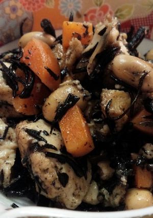 厚揚げ入り♪ひじきの煮物-レシピのメイン写真