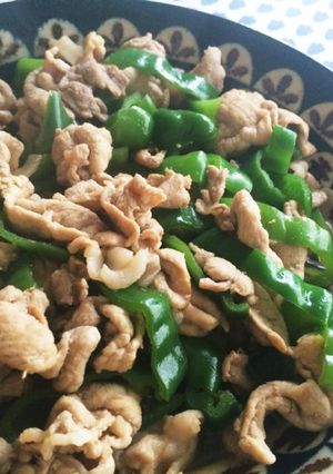 ピーマンと豚肉の炒め物-レシピのメイン写真