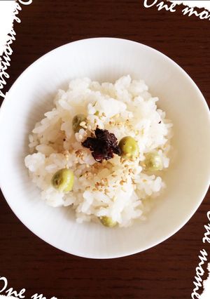 自家製梅酢とみりんで★豆ご飯-レシピのメイン写真
