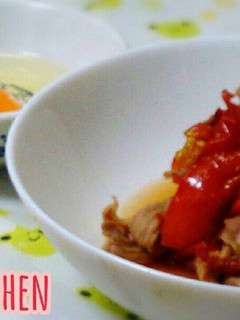 ハチミツとトマトの豚すき焼き-レシピのメイン写真