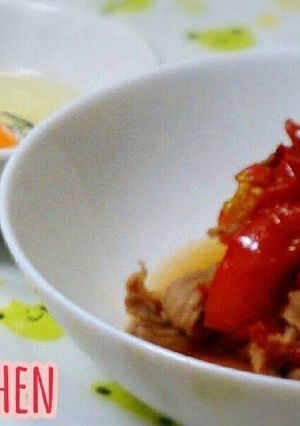 ハチミツとトマトの豚すき焼き-レシピのメイン写真