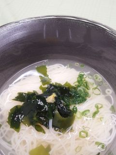 簡単!冷たい塩ゆずそうめん-レシピのメイン写真