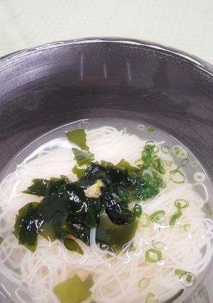 簡単！冷たい塩ゆずそうめん-レシピのメイン写真