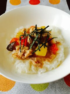 cafe風♡肉じゃが丼-レシピのメイン写真