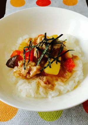 cafe風♡肉じゃが丼-レシピのメイン写真
