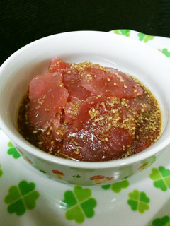 いい香り♪まぐろ☆ごま漬け-レシピのメイン写真