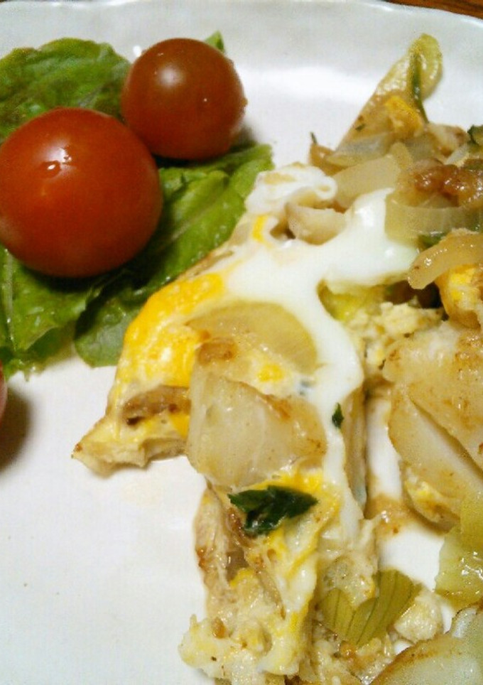 優しい味のタラのムニエルと野菜達の卵とじ-レシピのメイン写真