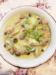 白菜と鶏肉のクリーム煮-レシピのメイン写真