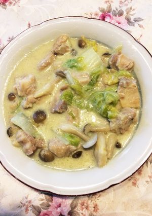 白菜と鶏肉のクリーム煮-レシピのメイン写真