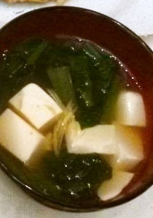 【福知山版】豆腐と小松菜のお吸い物-レシピのメイン写真