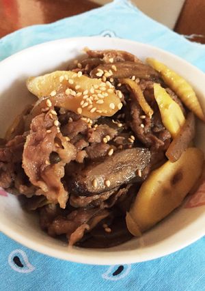 細竹と牛肉のしぐれ煮♡-レシピのメイン写真