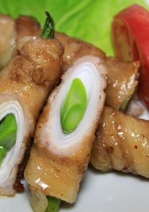 牛バラ肉の生アスパラ巻き-レシピのメイン写真